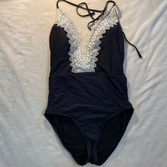 sea angel Other - NWOT black and crocheted one piece swimsuit